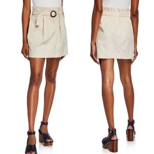 Laundry Shelli Segal Cotton Stretch Paperbag Skirt